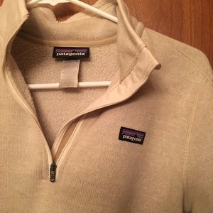 Cream Patagonia half zip